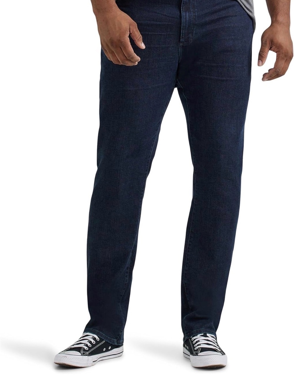 Lee Men's Straight Leg Jeans in Dark Blue